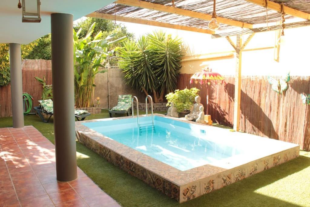 Villa Casa Con Piscina En El Centro à Los Llanos De Aridane Extérieur photo